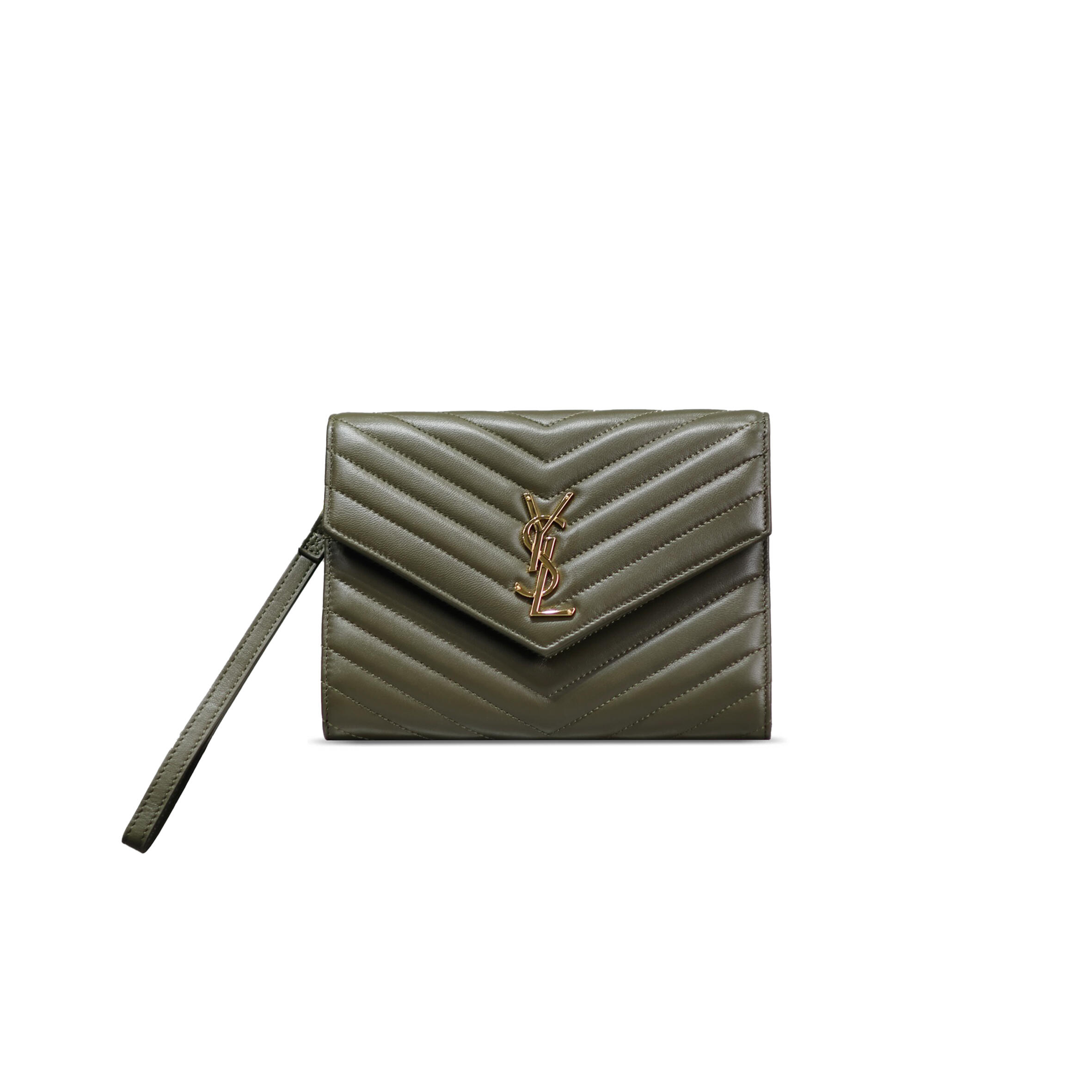 Y*L cassandre matelassÉ flap pouch in lambskin 617662 (21*16*3cm)